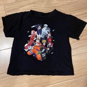 Naruto Boys Shirt Size Small black